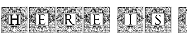 Your preview of Topiary Initials font