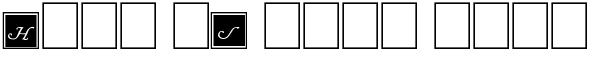 Your preview of Wrenn Initials Blocked font