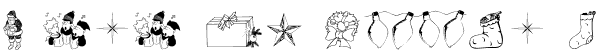 Your preview of WM Christmas font