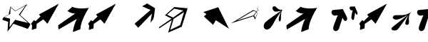 Your preview of Dingsbums Bats font
