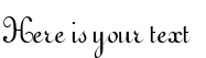 Your preview of Gessele font