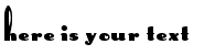 Your preview of Rabbit Ears font