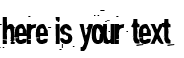 Your preview of Blind font
