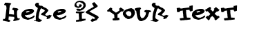 Your preview of Konfekt font