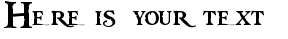Your preview of Pieces of Eight font