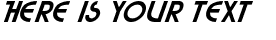 Your preview of Highlander font