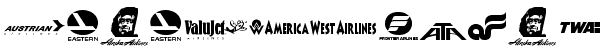 Your preview of Airline Logos Past and Present font