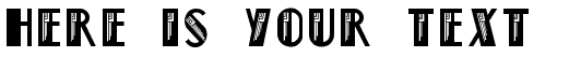Your preview of Empire State Deco font
