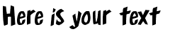 Your preview of Frosty's Winterland font