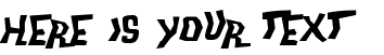 Your preview of Trek Disruptor Blast font