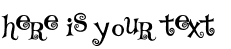 Your preview of TS Curly font