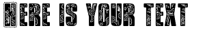 Your preview of VTKS Bandana font