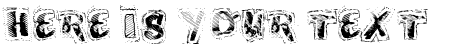 Your preview of VTKS Scrubbled font
