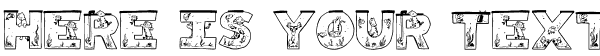 Your preview of Aquarium font