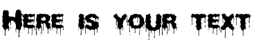 Your preview of Beurk font