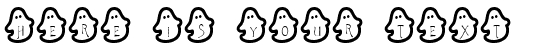 Your preview of Bouh Bouh font