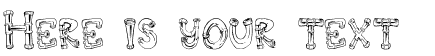 Your preview of Down the Drain font