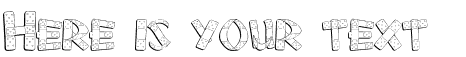 Your preview of First Aid font
