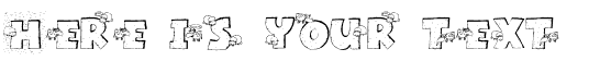 Your preview of Grazing on grass font