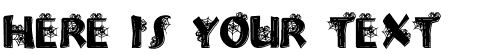 Your preview of Halloween Spider font