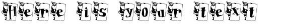 Your preview of Papa Noel font