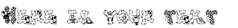 Your preview of Patchwork Angel font