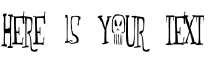 Your preview of Monsterfreak font