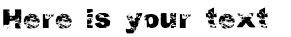 Your preview of PDRPT font