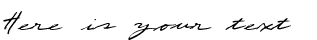 Your preview of Scribble font