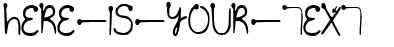 Your preview of Too lazy to practice font