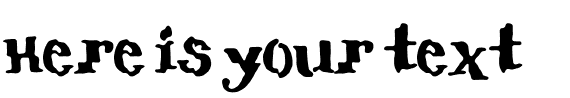 Your preview of verrutscht font