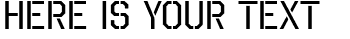 Your preview of Octin Stencil Free font