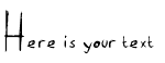 Your preview of Karen Erc 2006 font
