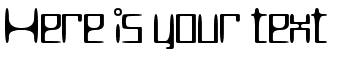 Your preview of MetroSlum font