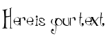 Your preview of Rilo font