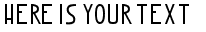 Your preview of Woomble font