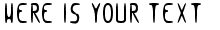 Your preview of Woomble 002 font