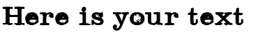 Your preview of Black Widow font