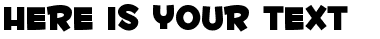 Your preview of Fontdinerdotcom Huggable font