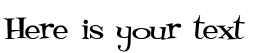 Your preview of Fontdinerdotcom Loungy font