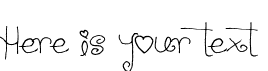 Your preview of Schnookums font