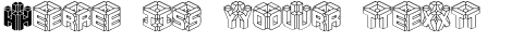 Your preview of 3D Let font
