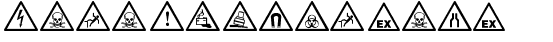 Your preview of Warning Tables font
