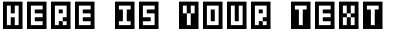 Your preview of BitBox font