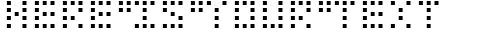 Your preview of Bit Dotted font