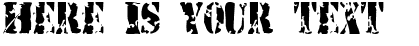 Your preview of 4YEOstamp font