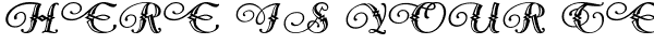 Your preview of Diamond Dreams font