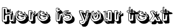 Your preview of Smoke Shadow font