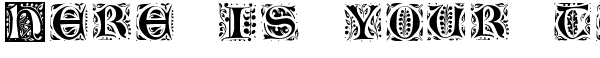 Your preview of Gothic Leaf font