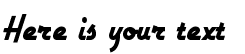 Your preview of Airstream font